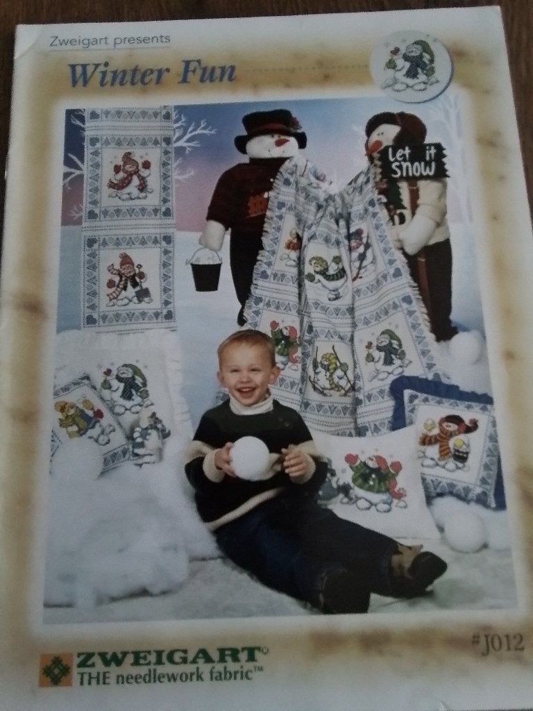 Borduurpatroon winter fun, Ophalen of Verzenden, Zo goed als nieuw, Handborduren, Patroon