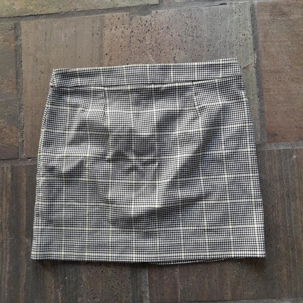 zwart/geel geruit rokje, maat S, Zwart, Ophalen of Verzenden, Zo goed als nieuw, Boven de knie