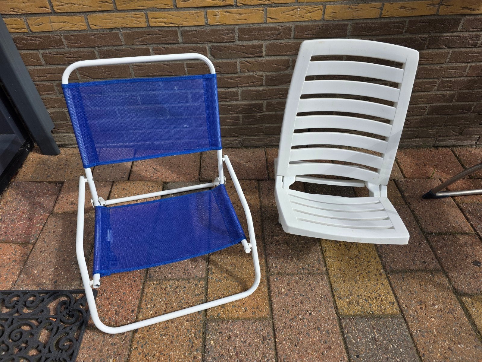 Twee verschillende strandstoeltjes, Ophalen of Verzenden