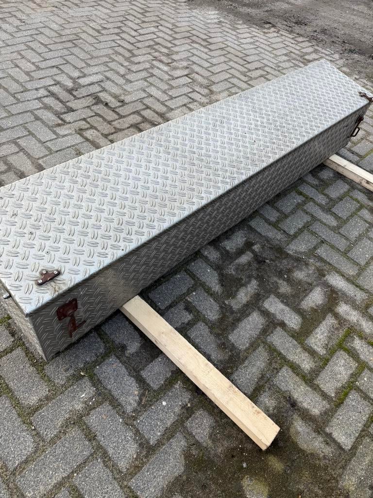 Aluminium kist voor op aanhanger bakwagen, Auto diversen, Aanhangwagen-onderdelen, Ophalen, Gebruikt