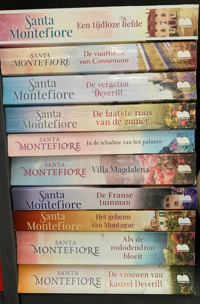 10 Nederlandstalige boeken van Santa Montefiore, Ophalen of Verzenden, Zo goed als nieuw, Nederland