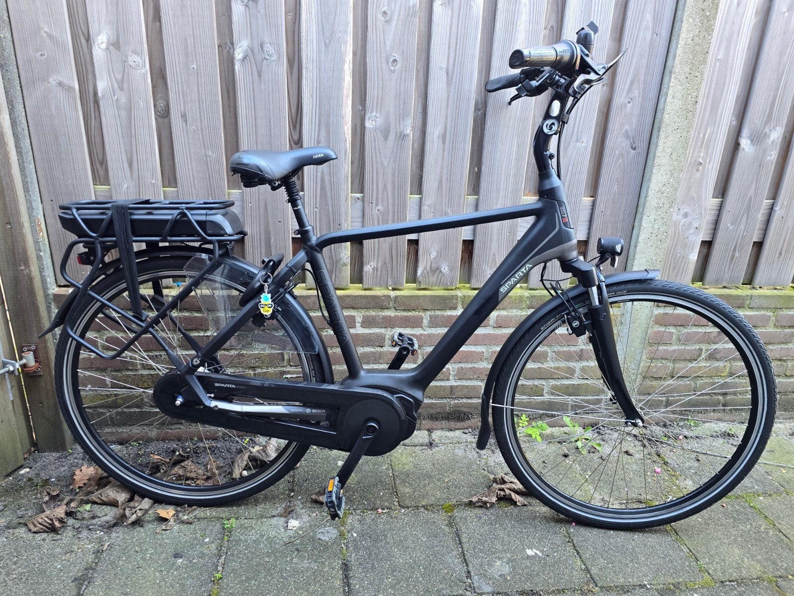Sparta M7B elektrische herenfiets 2019, 400Wh, 3341 km, 51 tot 55 cm, Ophalen, Zo goed als nieuw, Sparta