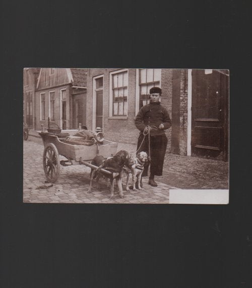 Volendam Edam Hondenkar Klederdracht Fotokaart Siewers Edam, Ophalen of Verzenden, Voor 1920, Noord-Holland
