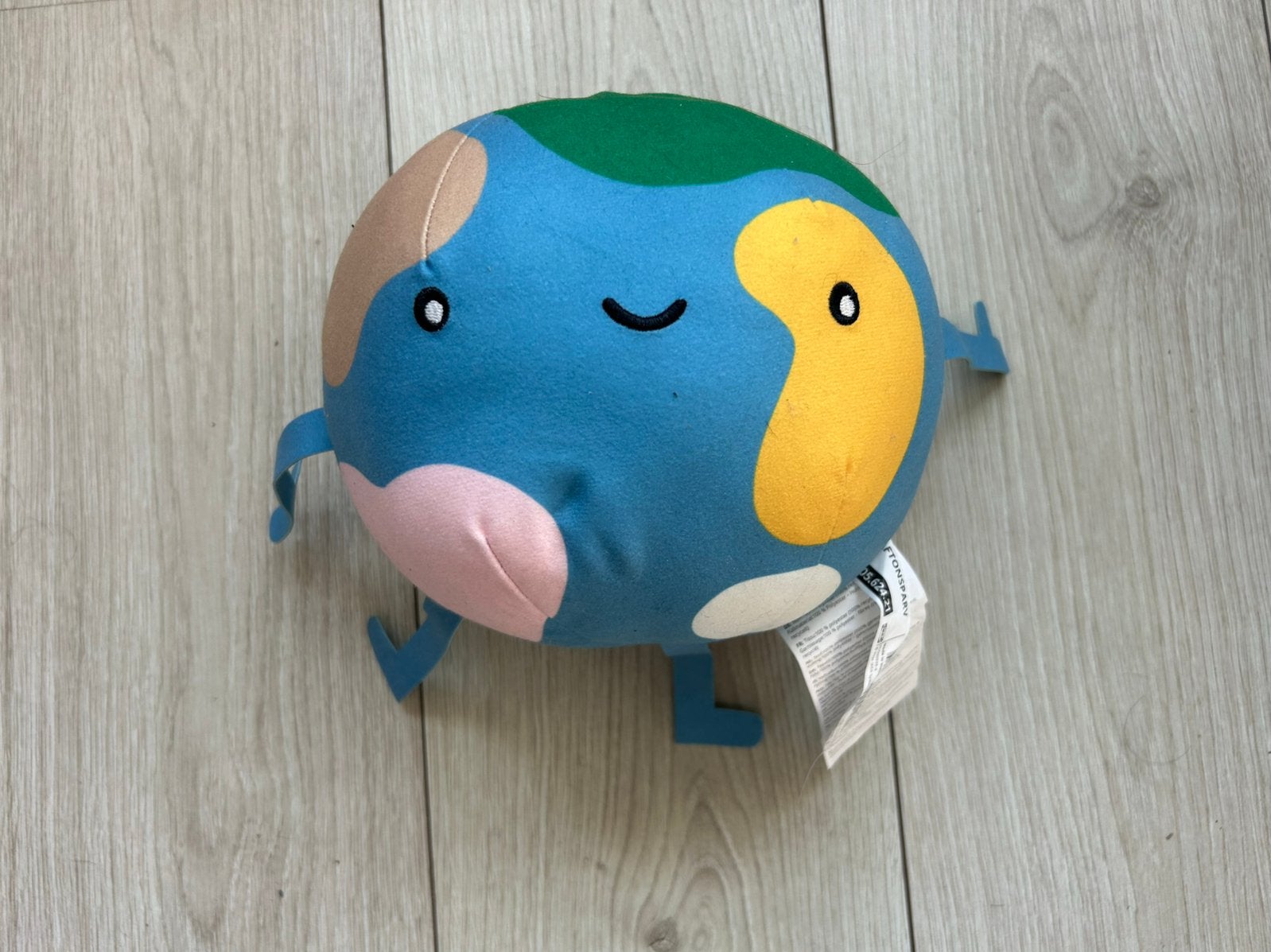 Ikea AFTONSPARV Wereldbol knuffel kinderen NIEUW!, IKEA, Overige typen, Blauw, Nieuw