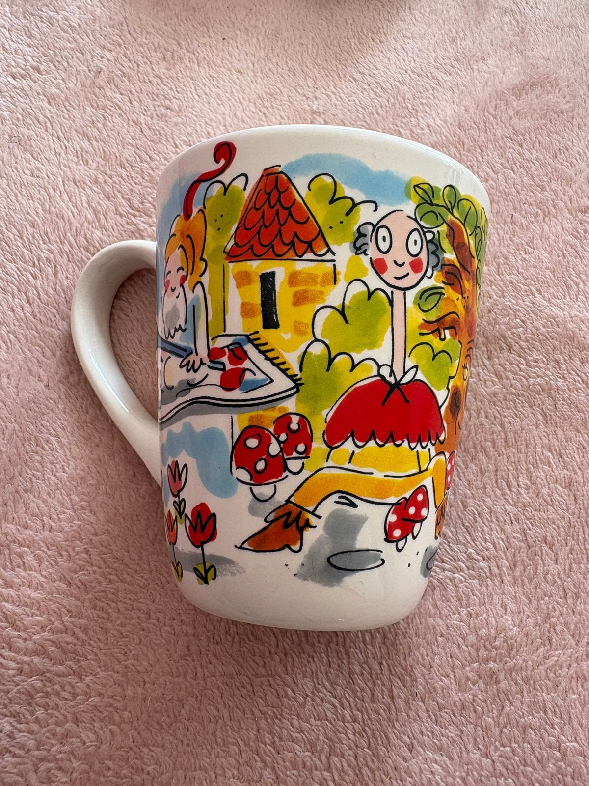 Blond amsterdam efteling theemok, Huis en Inrichting, Ophalen, Zo goed als nieuw, Kop(pen) en/of Schotel(s), Aardewerk