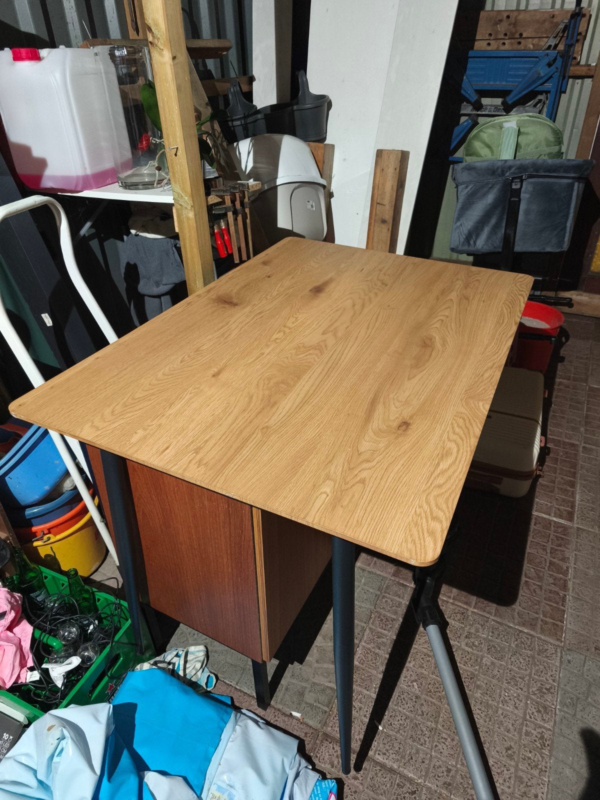 Licht eiken tafel 115x80 zo goed als nieuw, Huis en Inrichting, Ophalen, 100 tot 150 cm, Eikenhout, 50 tot 100 cm