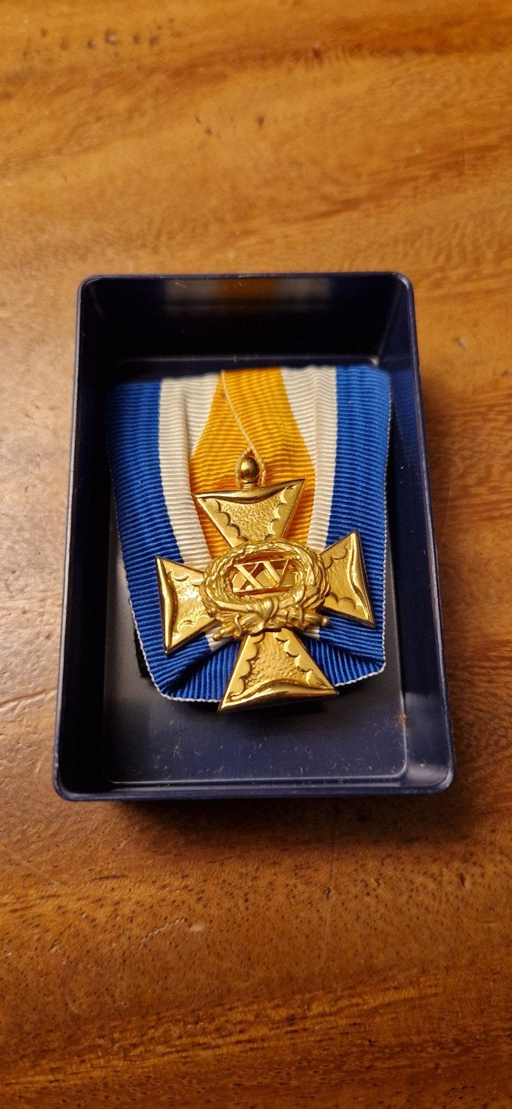 Officierskruis 15 jaar dienst, Onbekend, Ophalen of Verzenden, Nederland, Embleem of Badge