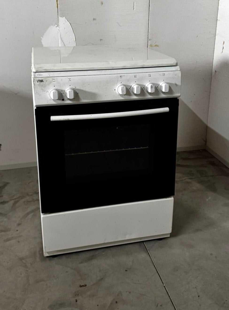Gasstel met elektrische oven., Ophalen, Gebruikt, 4 kookzones, Gas