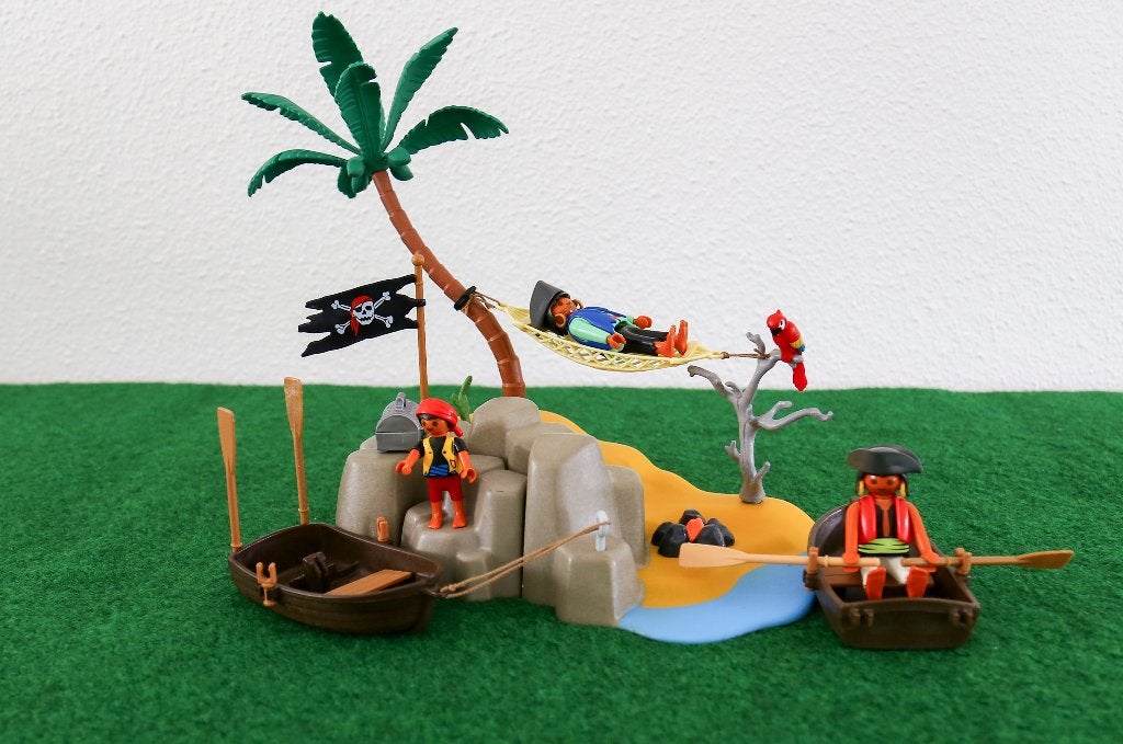 Playmobil Pirateneiland 4139, Kinderen en Baby's, Speelgoed | Playmobil, Ophalen of Verzenden, Zo goed als nieuw, Complete set