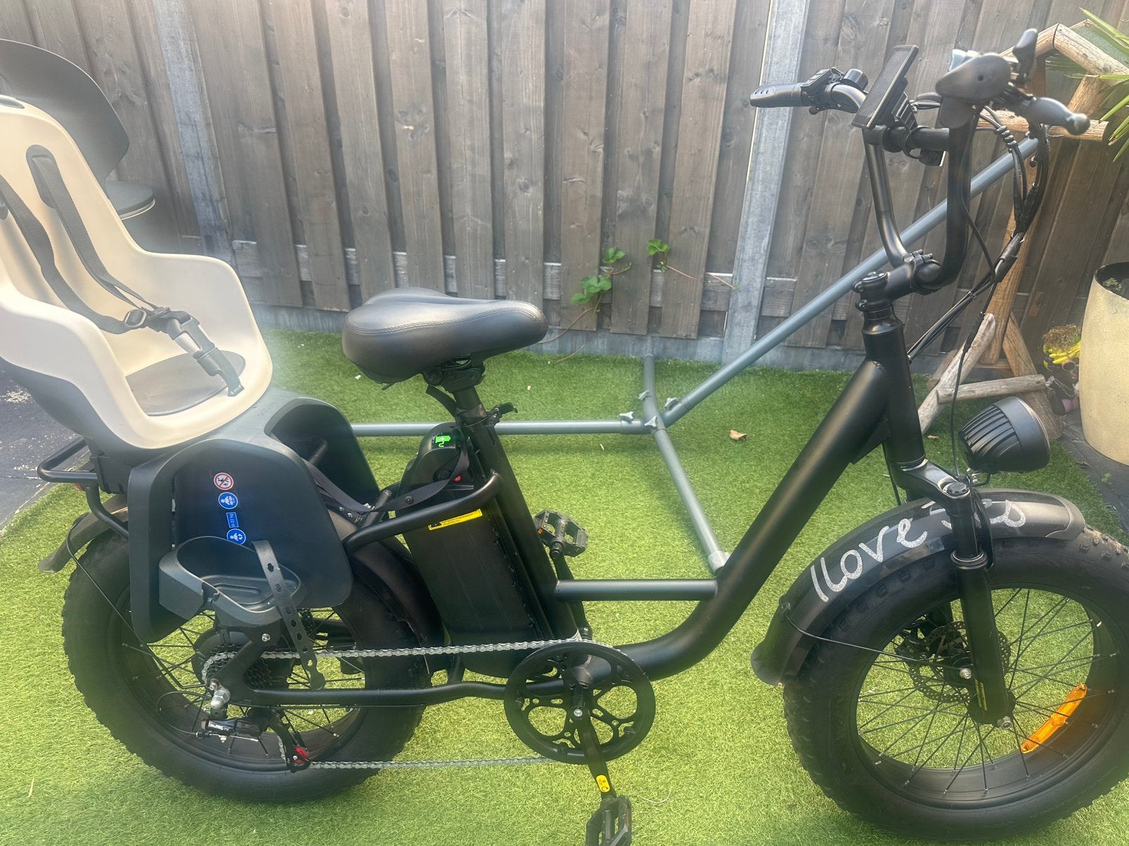 URLIFE E20 PRO elektrische fatbike – 104 km + Bobike zitje, Ophalen, Zo goed als nieuw, Overige merken
