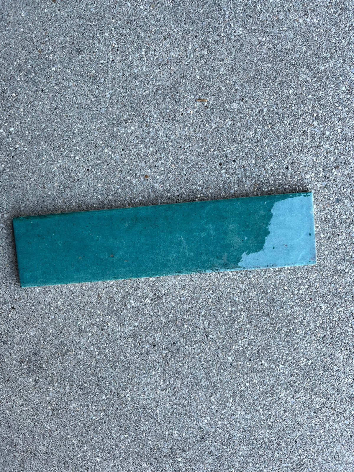 35 Wandtegels, kleur turchese (groen blauw)6x24cm10.0mm, Ophalen, Nieuw, Minder dan 20 cm, Minder dan 5 m²