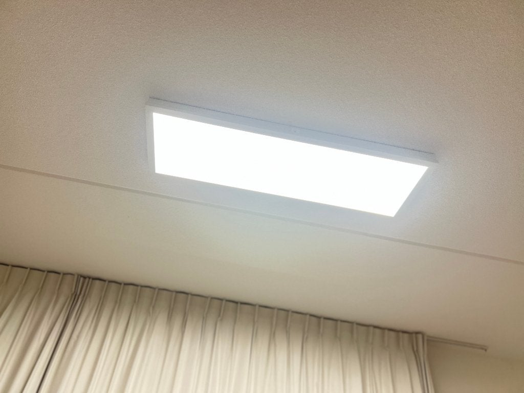 Led paneel plafond lamp - dimbaar - 3 kleuren, Ophalen, Meerkleurig, Zo goed als nieuw, Plafondlamp