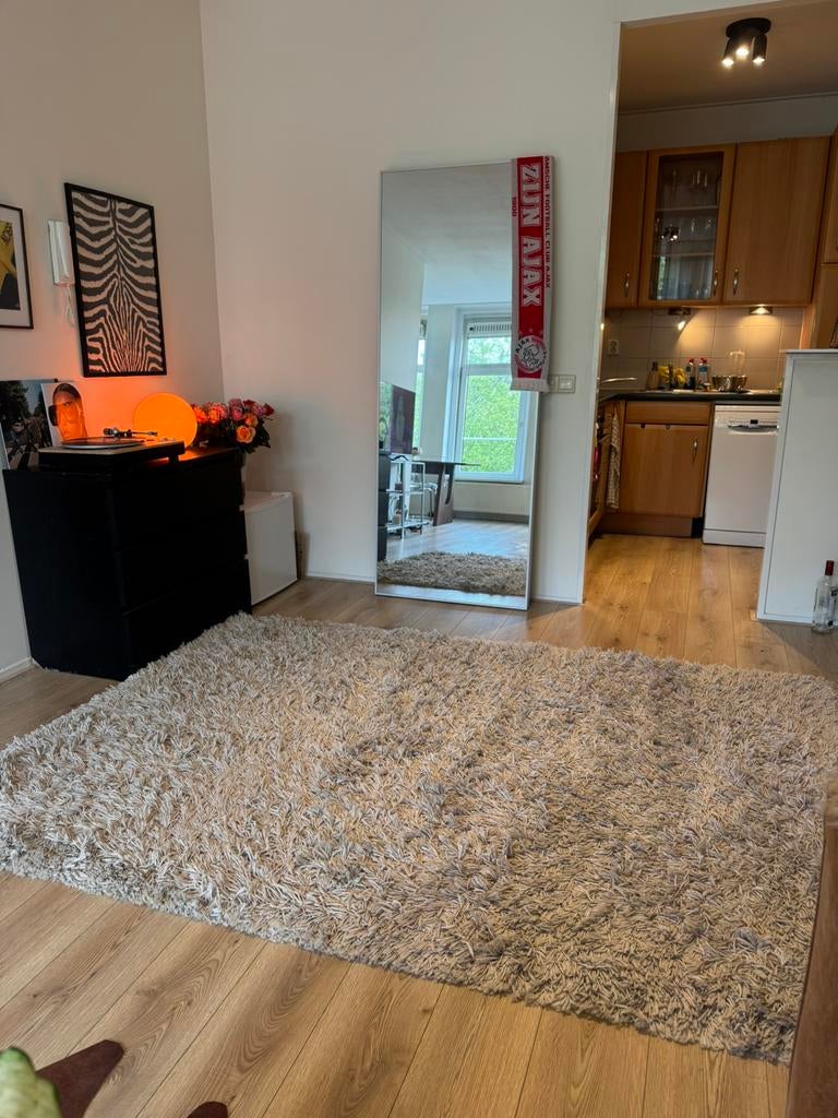 Beige kleed van 245 bij 180, Ophalen, Beige, Zo goed als nieuw, Minder dan 10 m²