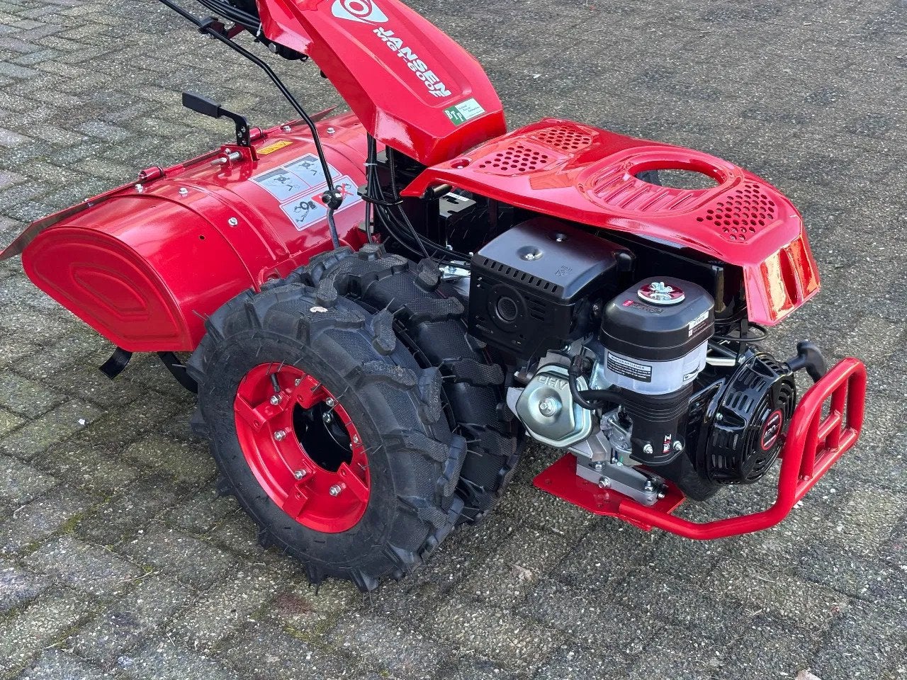 Sterke Jansen tuinfrees 72cm 15pk freesmachine grondfrees el, Gebruikt, Sterke Jansen tuinfrees
