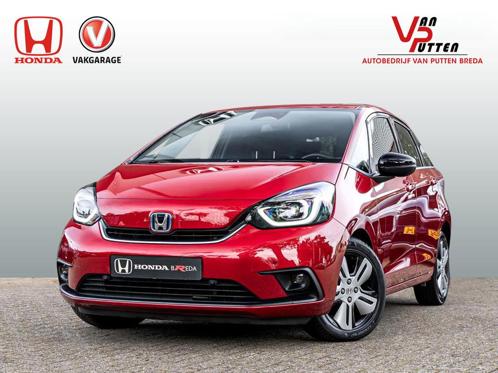 Honda Jazz 1.5 Full Hybrid Executive Automaat | Premium Crys, Automaat, Leder en Stof, 98 pk, Bedrijf