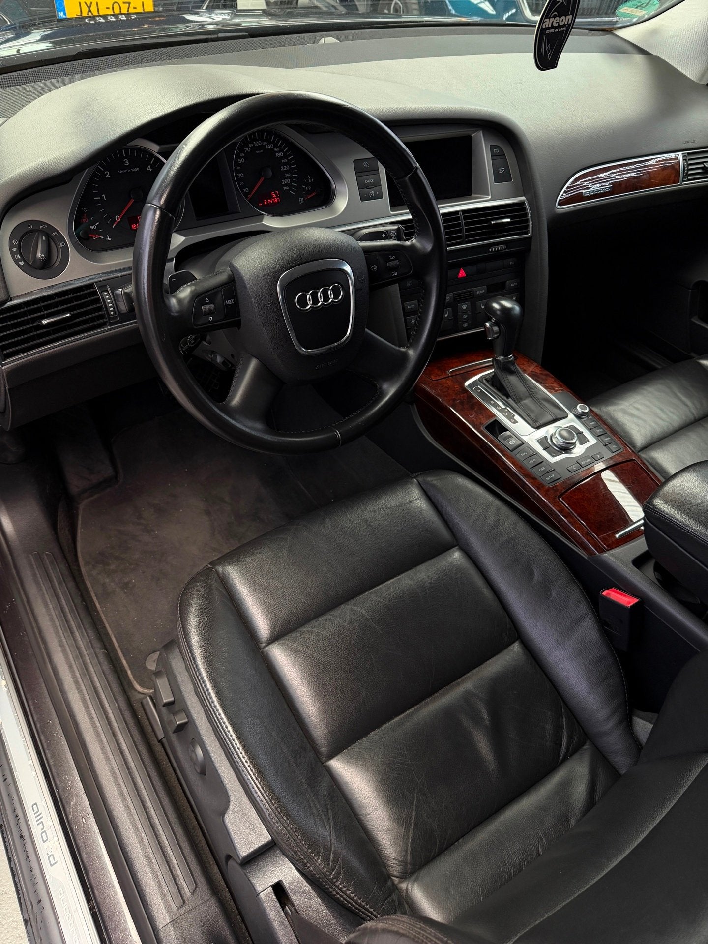 Audi A6 allroad quattro 3.0 TDI Pro Line CarPlay Luchtvering, Auto's, Automaat, Gebruikt, Zwart, 233 pk
