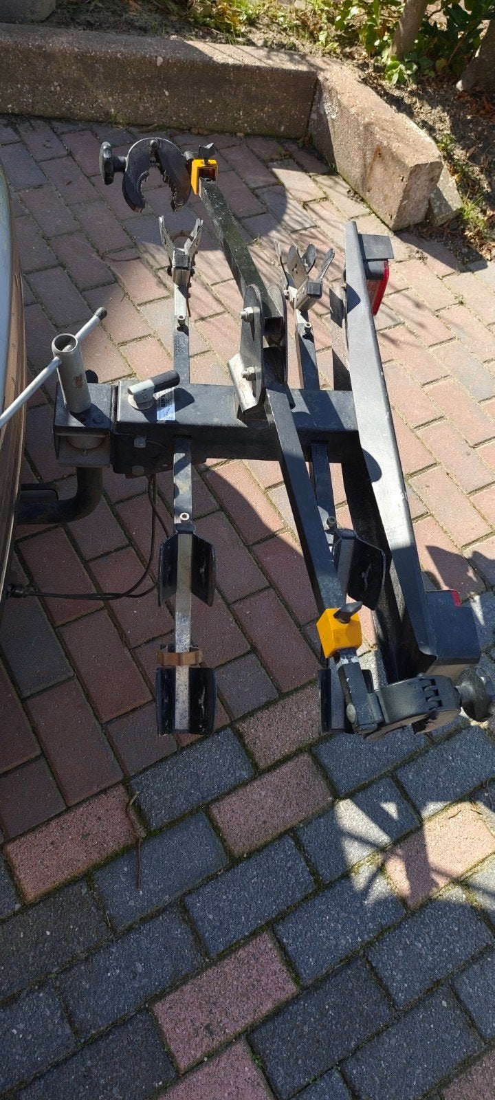 Spinder Hawk fietsendrager, Ophalen, Gebruikt, 2 fietsen, Trekhaakdrager