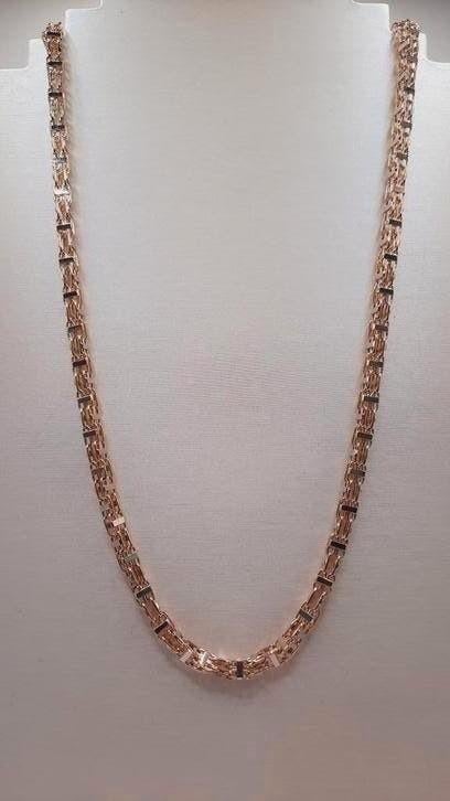 gouden Magnum ketting 14kt, Www.bredajuwelier.nl, Nieuw, Ophalen of Verzenden, Www.bredajuwelier.nl
