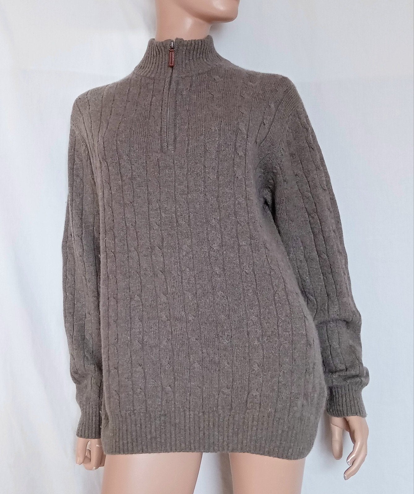 CHRISTIAN BERG CASHMERE Trui , Maat L, Ophalen of Verzenden, Zo goed als nieuw, Maat 42/44 (L), Grijs
