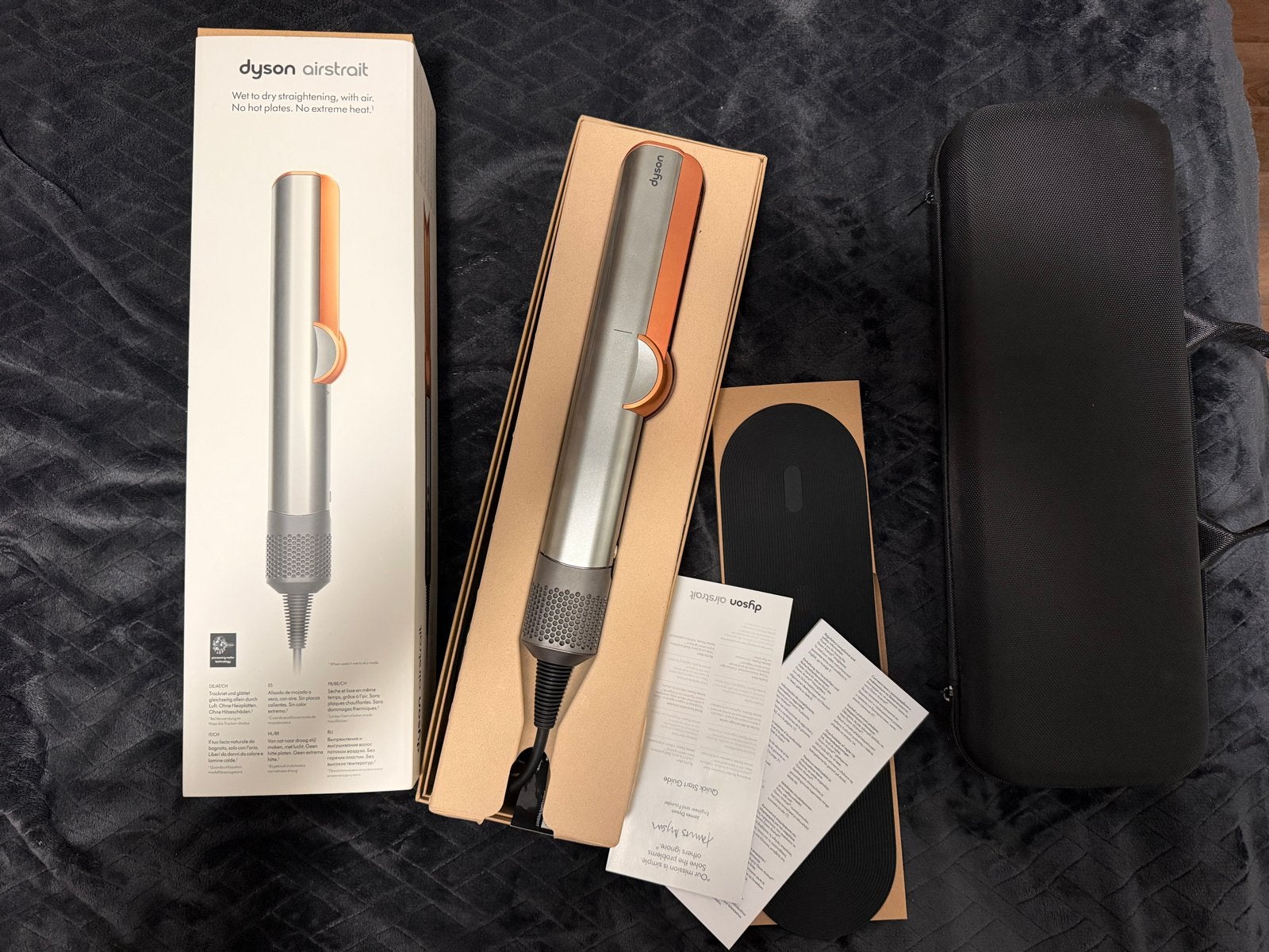 Dyson Airstrait - Zo goed als nieuw, met garantie, Ophalen of Verzenden, Zo goed als nieuw, Krultang of Stijltang