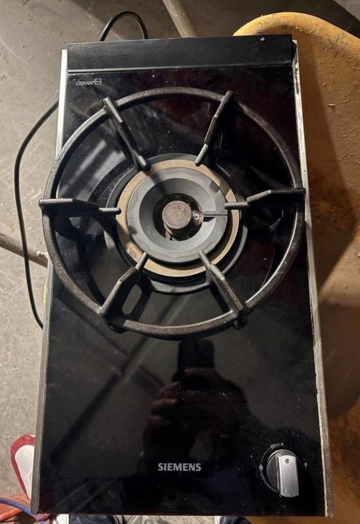 Siemens domino wokbrander, Gebruikt, 3 kookzones of minder, Ophalen of Verzenden, Gas