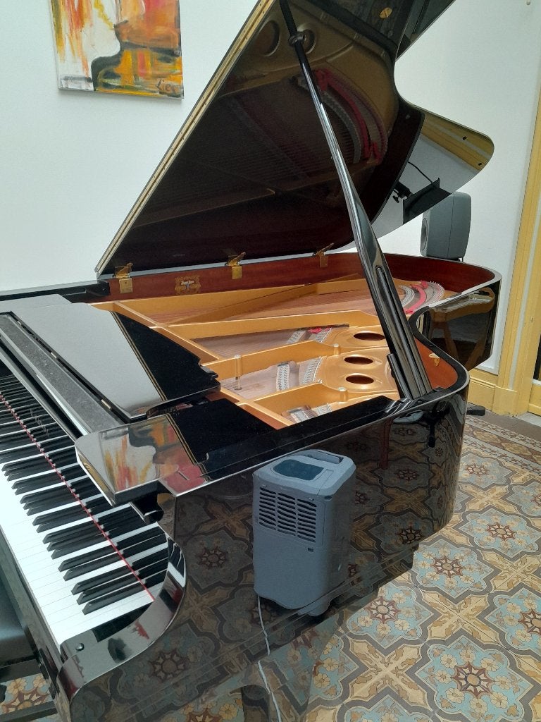 vleugel, Muziek en Instrumenten, Ophalen, Gebruikt, Zwart, Hoogglans