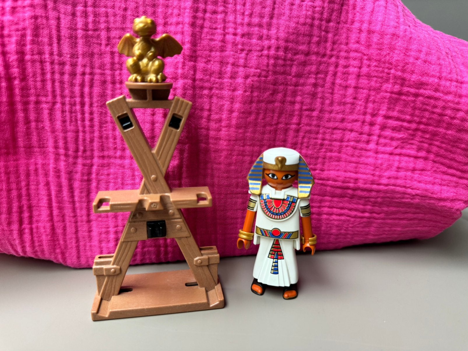 Playmobil Egypte Farao & Wapenrek met GoudenDraak (30227793), Gebruikt, Complete set, Figuren, Historisch
