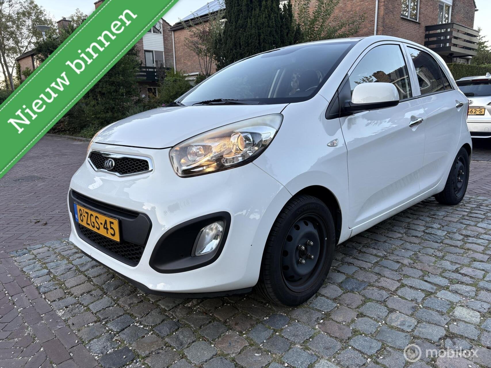 Kia Picanto 1.0 CVVT BusinessLine AC/ELEK PAKKET/LED/NAP/APK, Voorwielaandrijving, Euro 5, Stof, Gebruikt