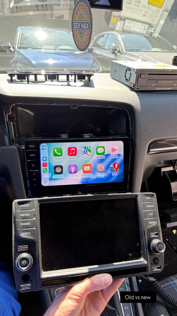 Discover Pro MIB2 orgineel volkswagen radio incl.inbouw, Auto diversen, Autoradio's, Ophalen, Zo goed als nieuw, Vw, Vw