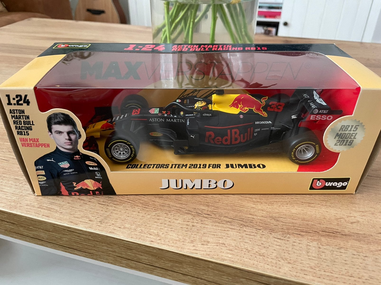 Max Verstappen Red Bull Racing RB15, Hobby en Vrije tijd, Ophalen of Verzenden, Nieuw, Bburago