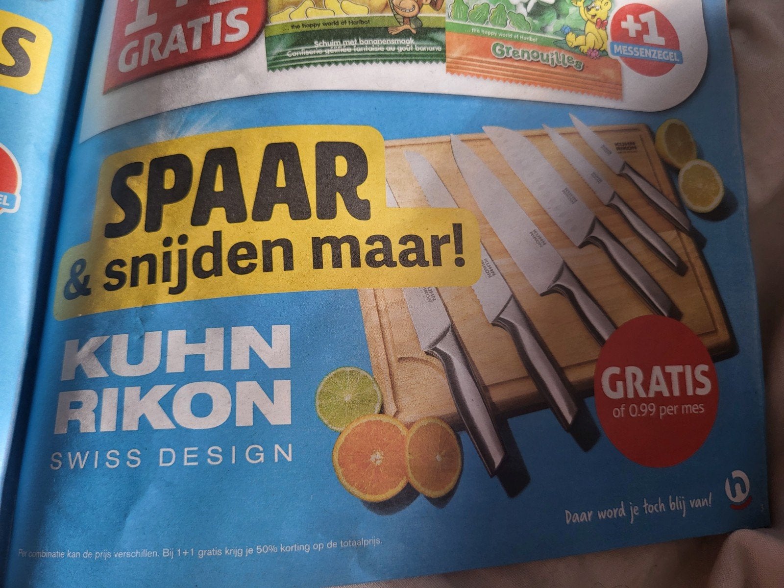 Hoogvliet messen spaarzegels gezocht voor mijn zoon, Los bestek, Nieuw, Ophalen of Verzenden, Rvs of Chroom