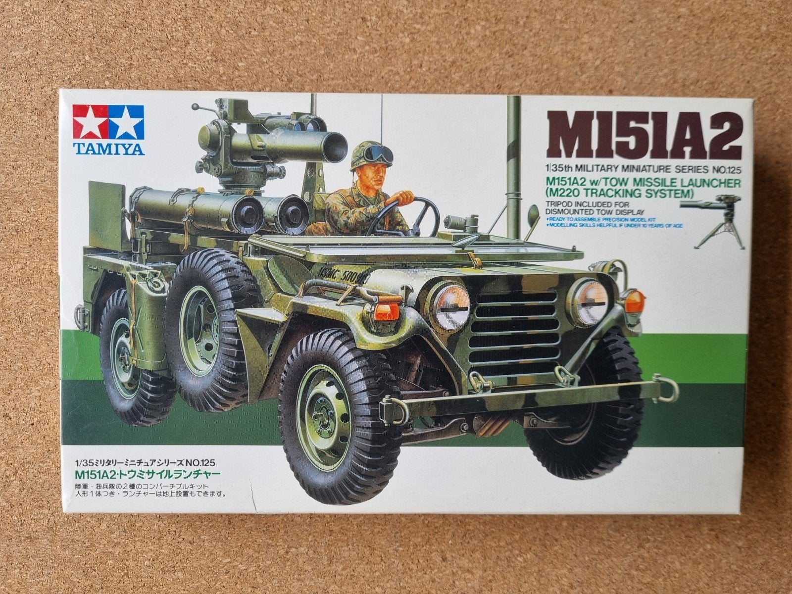 Tamiya 35125 US M151A2 W/TOW 1:35 - is aan begonnen, Auto, 1:32 tot 1:50, Ophalen of Verzenden, Tamiya