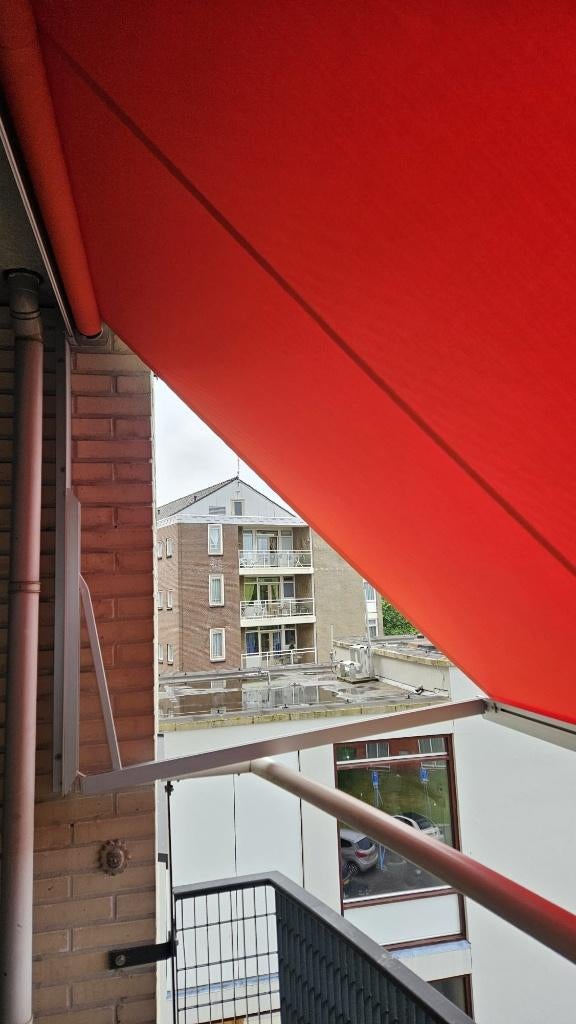 zonnenscherm  uitvalscherm  balkon terras, Ophalen, 150 tot 300 cm, 250 cm tot 450 cm, Uitvalscherm