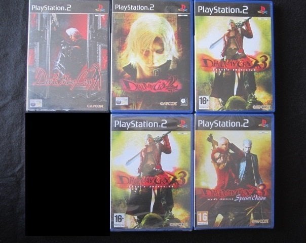 PS2 - Devil May Cry 1 - 2 - 3 - Playstation 2, Spelcomputers en Games, Games | Sony PlayStation 2, Avontuur en Actie, 1 speler