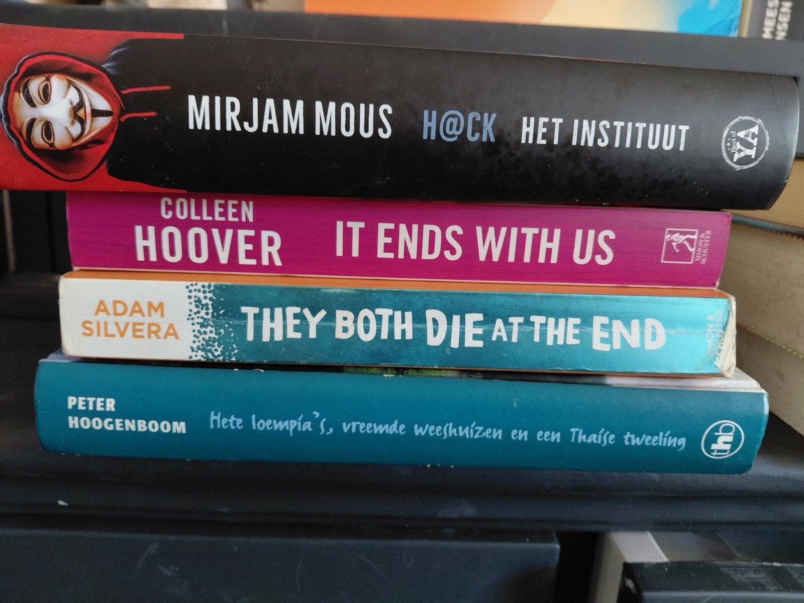 Populaire Young Adult Boeken: It Ends With Us, Boeken, Ophalen of Verzenden, Gelezen, Colleen Hoover, Adam Silvera, Mirjam Mous, Peter Hoogenboom