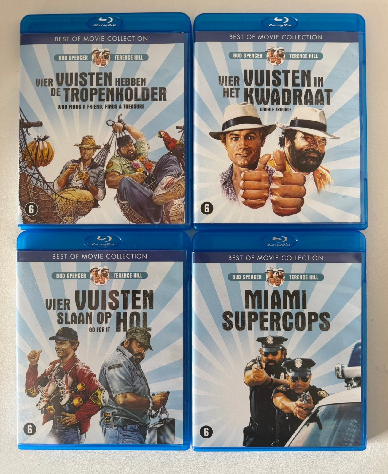 Bud Spencer & Terence  Hill Blu Rays NLO Lees, Cd's en Dvd's, Verzenden, Nederlands, Film, Actie