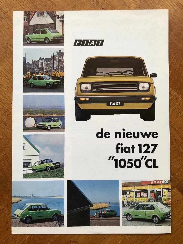 Fiat 127 1050 folder 1977, Nieuw, Ophalen of Verzenden, Overige merken, Fiat