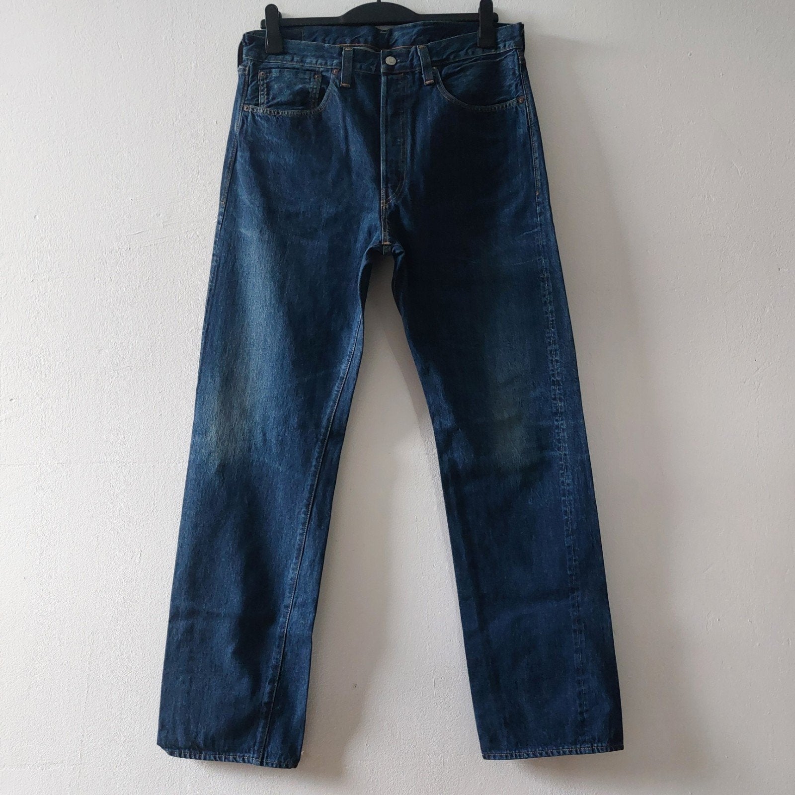 Levis Vintage Clothing 501XX big E Japan Selvedge NEW, W36 - W38 (confectie 52/54), Levi's, Blauw, Nieuw