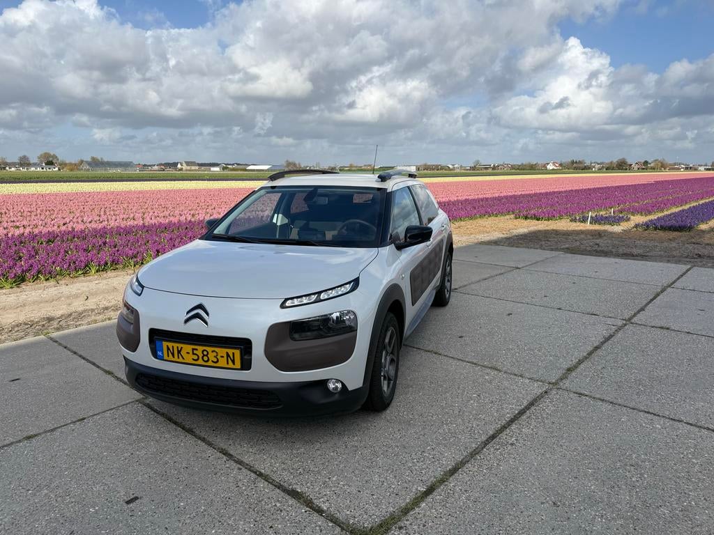 Citroën C4 Cactus 1.2 E-vti 82 Etg5 Airdream 2017 Wit, Auto's, Citroën, 31 €/maand, Origineel Nederlands, Bruin, Particulier