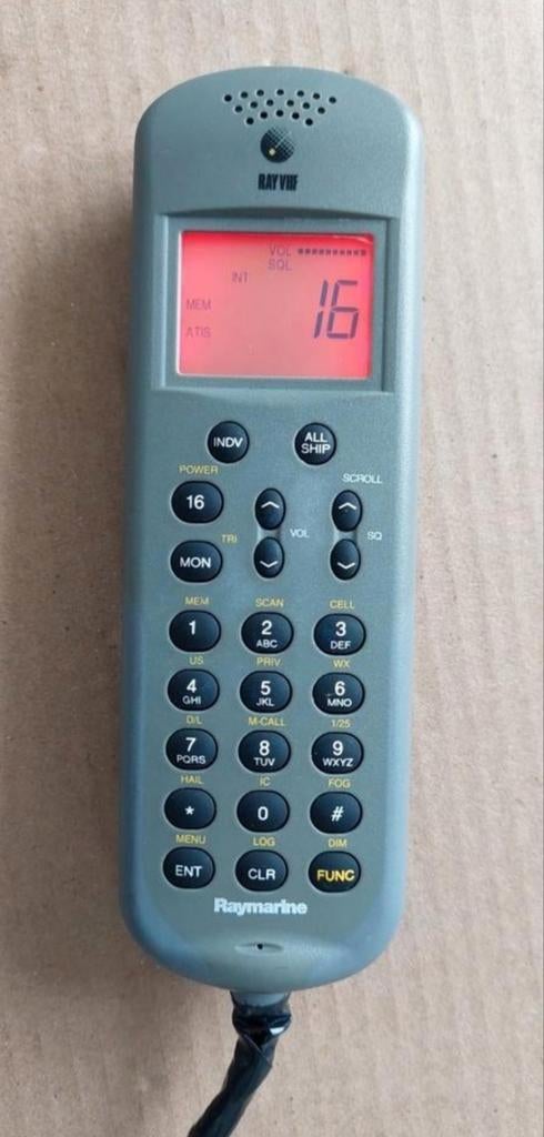 Raymarine Ray230 VHF-handset gebruikt, Ophalen of Verzenden, Gebruikt, Radio