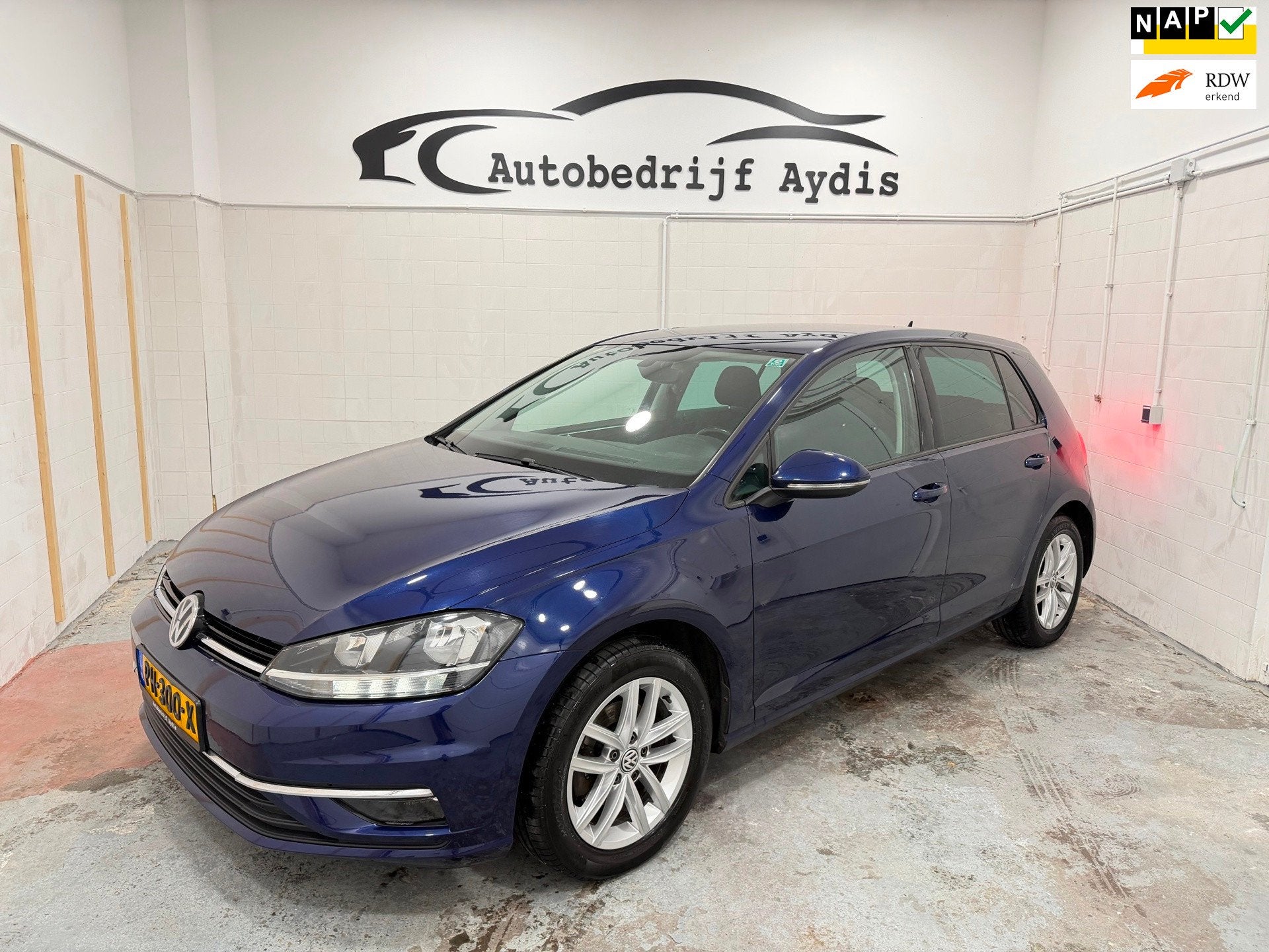 Volkswagen Golf 7.5 1.0 TSI Airco EL Ramen Cruise Navi Nap, Stof, Euro 6, Blauw, Origineel Nederlands