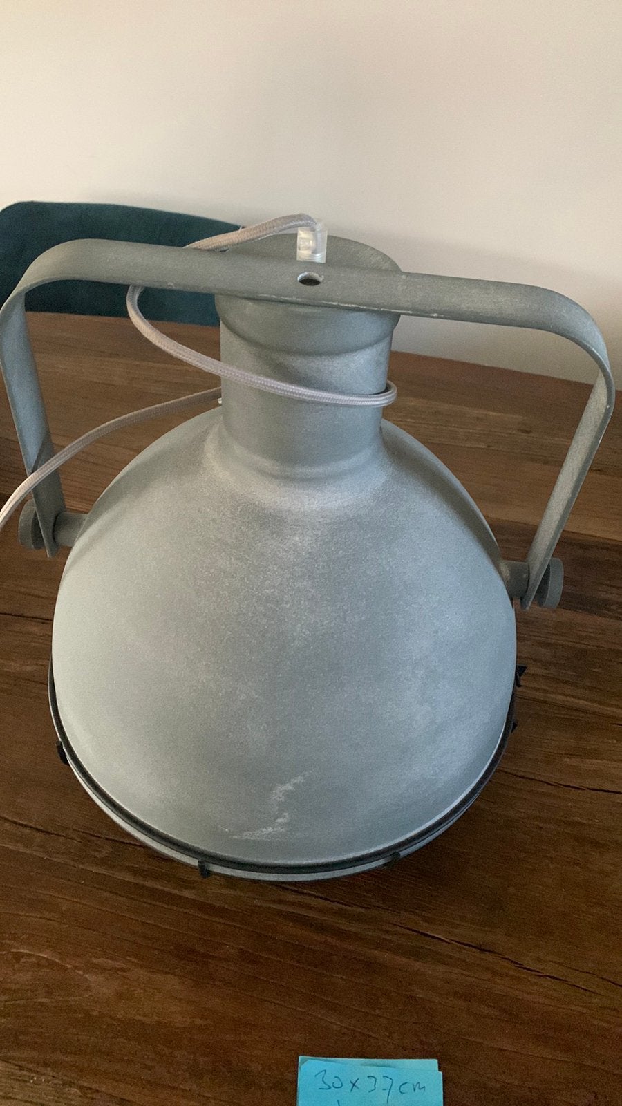 Grote metalen nieuwe lampenkap, Ophalen, Nieuw