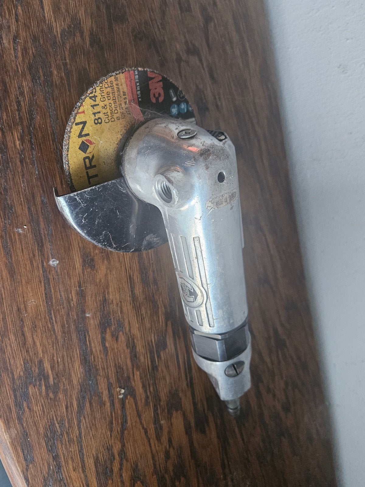 Perslucht Slijptol 125mm - Haakse Handslijpmachine, Ophalen of Verzenden, Gebruikt, Haakse handslijpmachine