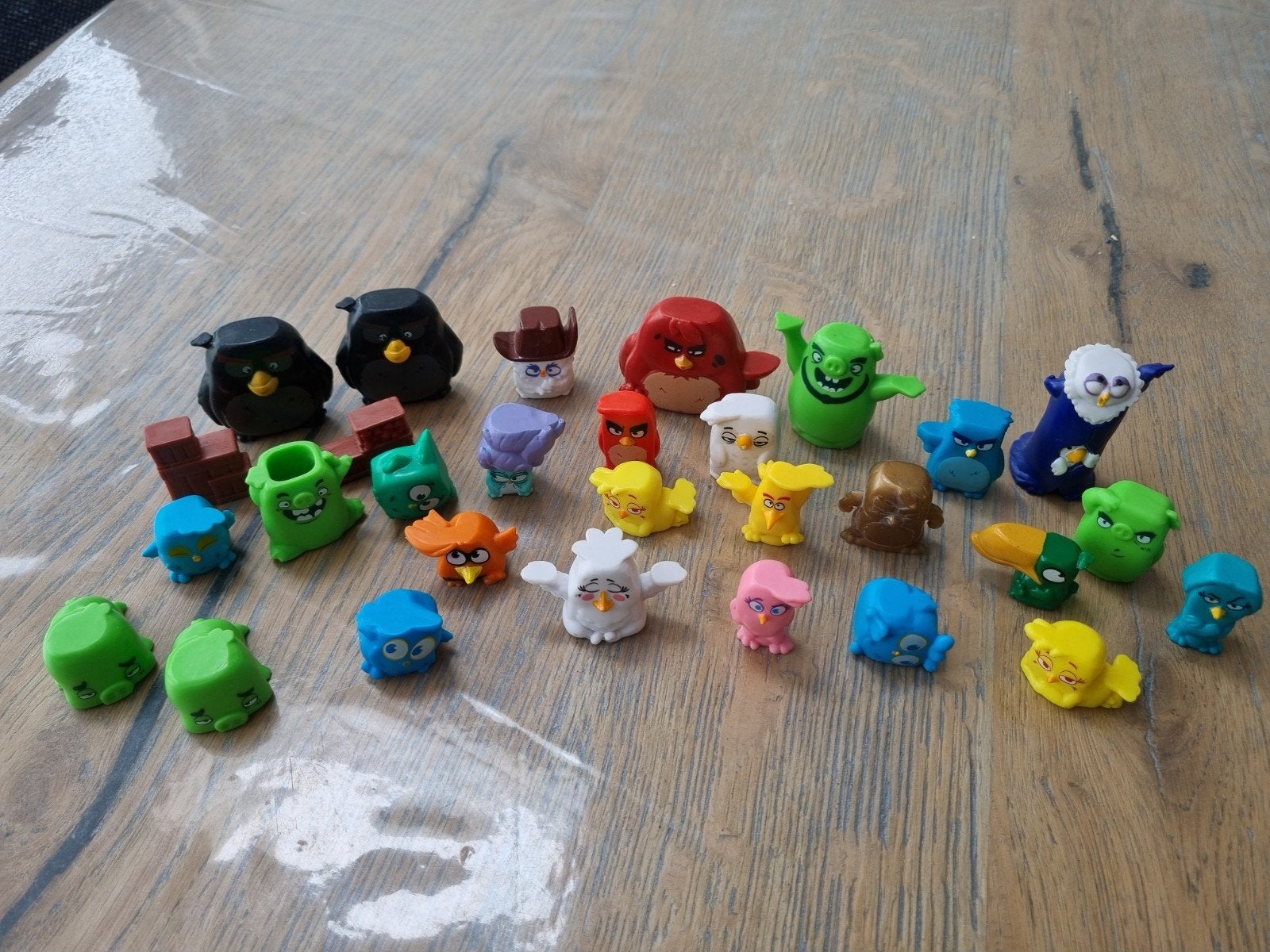 Collectie Angry Birds figuren Plus supermarkt, Ophalen of Verzenden, Gebruikt, Jongen of Meisje