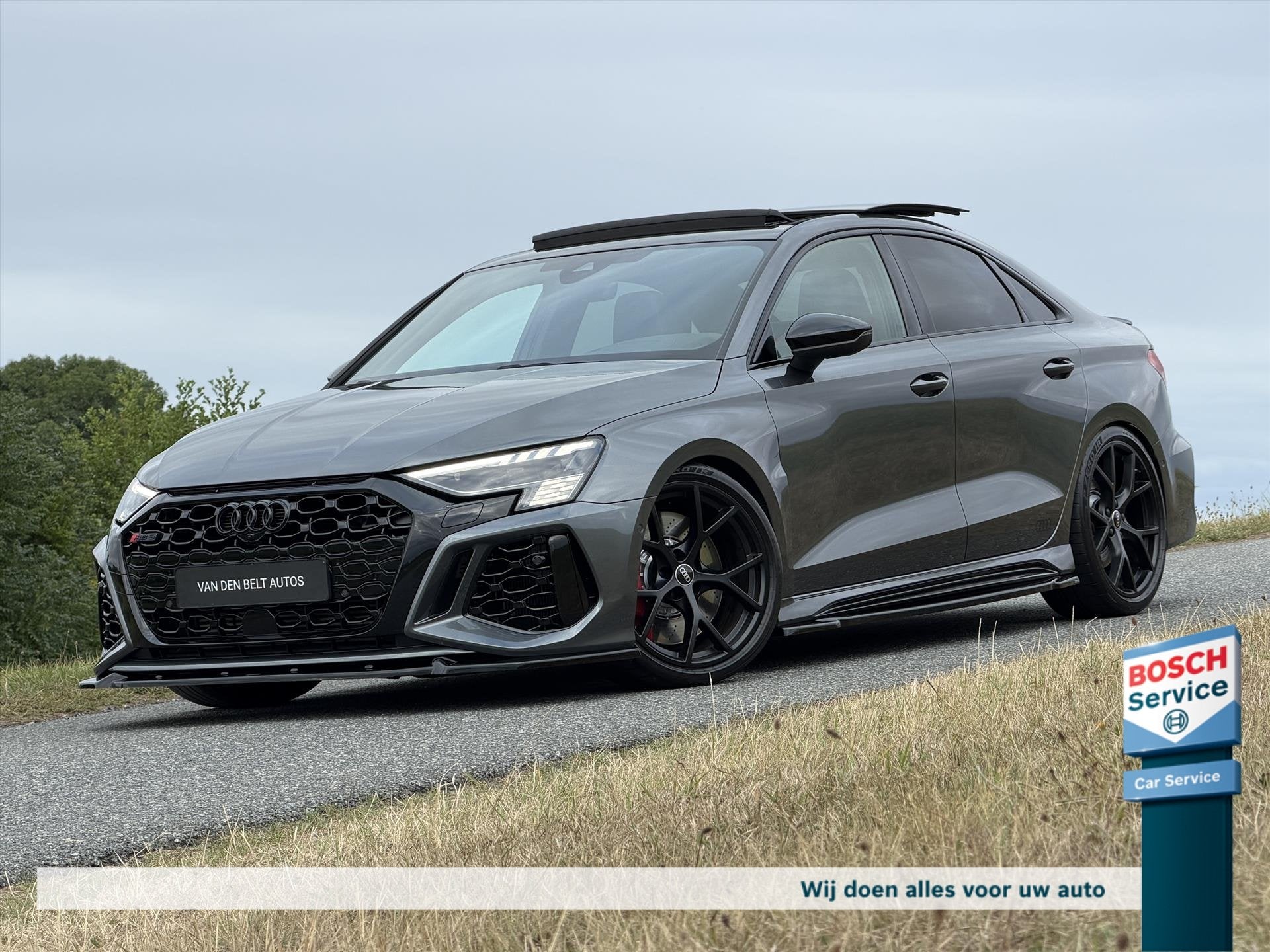 Audi Rs3 2.5 TFSI 400PK Quattro / Pano / Head-up / Bang&Olfs, Auto's, Audi, Automaat, Gebruikt, RS3, Leder