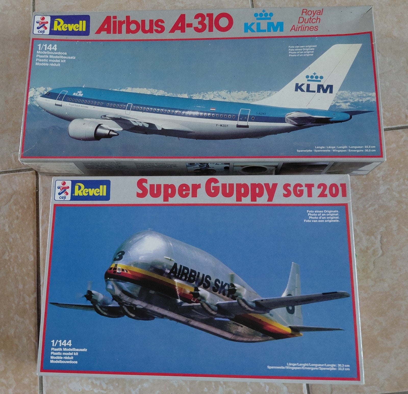 Revell Modelbouw Vliegtuigen: Airbus A-310 & Super Guppy, Hobby en Vrije tijd, Modelbouw | Vliegtuigen en Helikopters, 1:72 tot 1:144