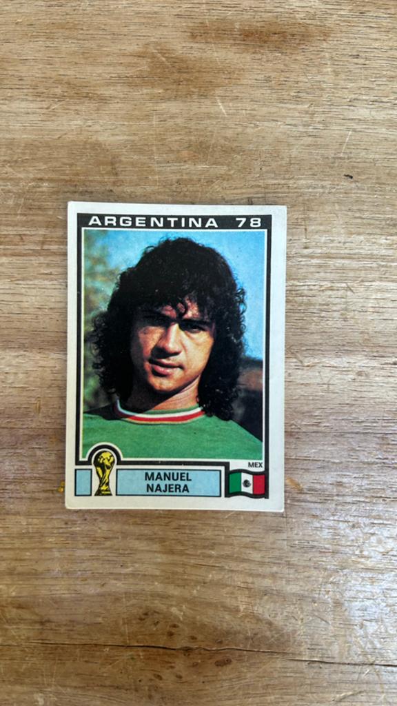 Panini Argentina 78 plaatje Manuel Najera WK 78, Verzenden, Zo goed als nieuw, Sticker