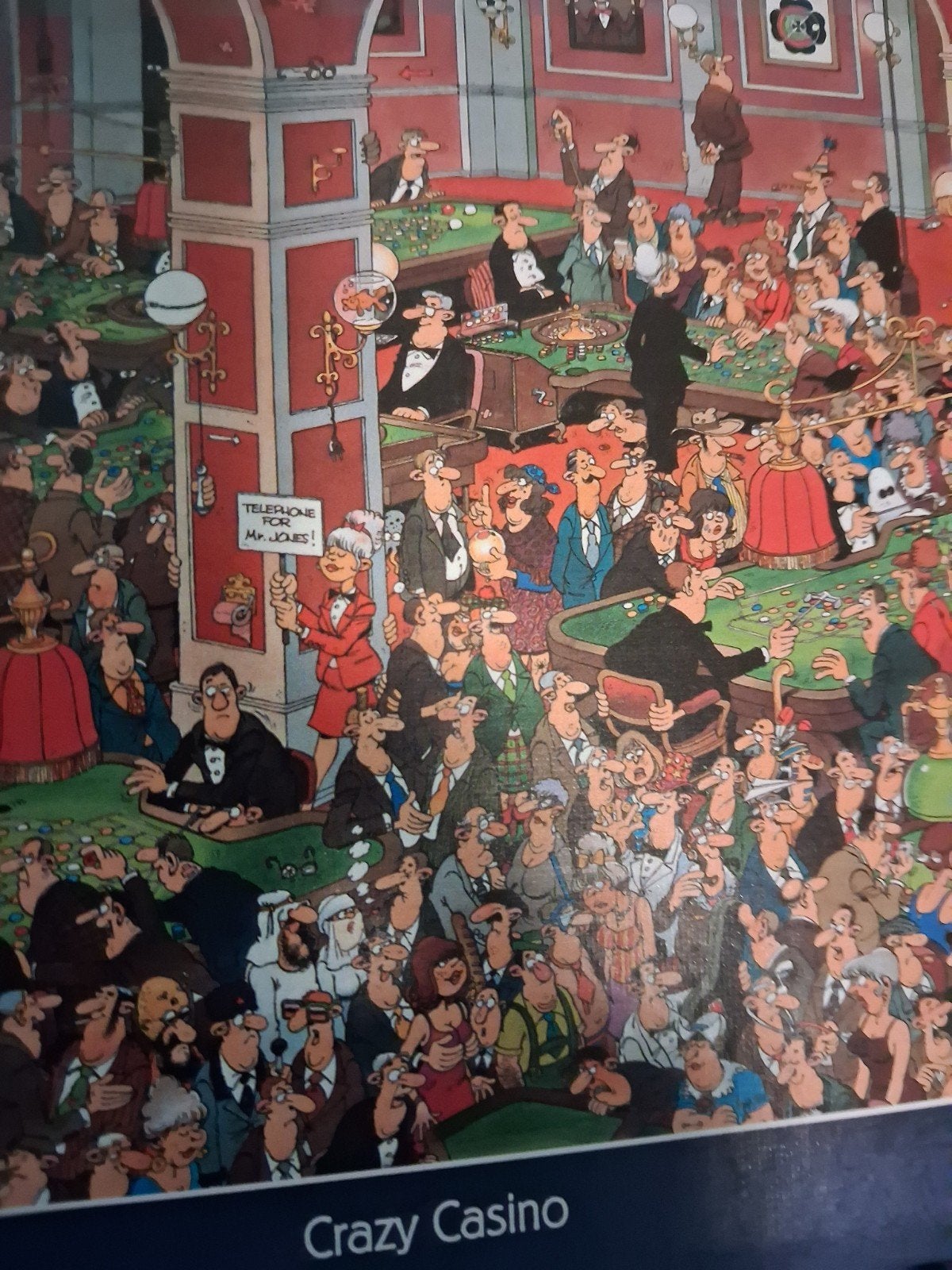 puzzle jan van haasteren crazy casino, Ophalen of Verzenden, 500 t/m 1500 stukjes