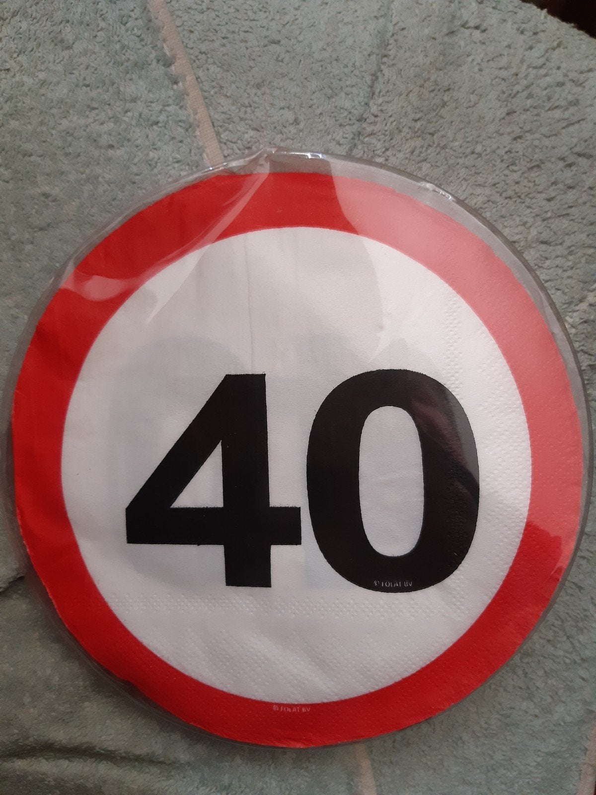 40 jaar servetten, Ophalen of Verzenden, Nieuw, Versiering, Verjaardag