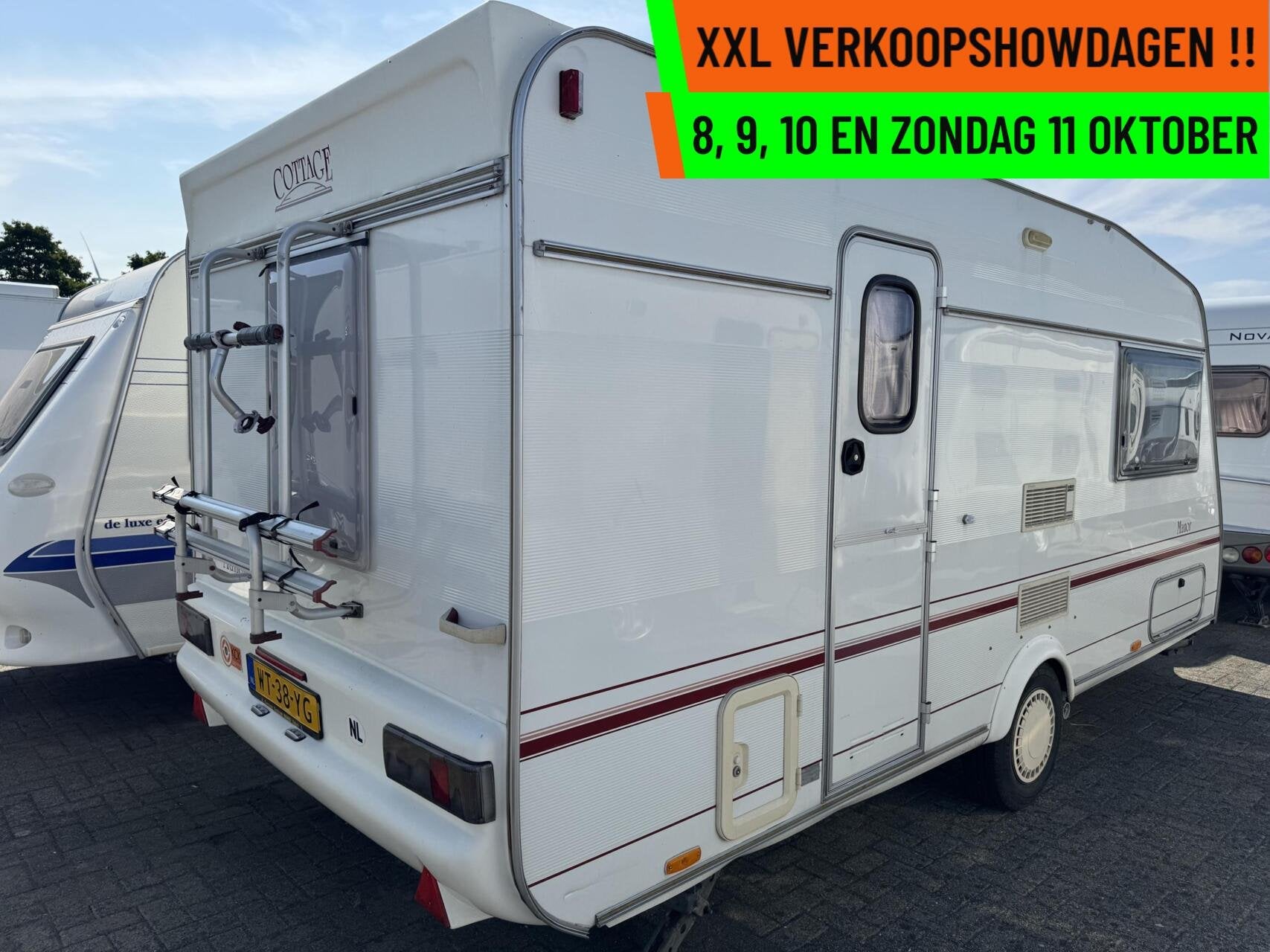AVENTO COTTAGE MANOR,DOUCHE, TOILET, DWARSBED, VOORTENT, Caravans en Kamperen, Hordeur, Bedrijf, 750 - 1000 kg, 6 tot 7 meter